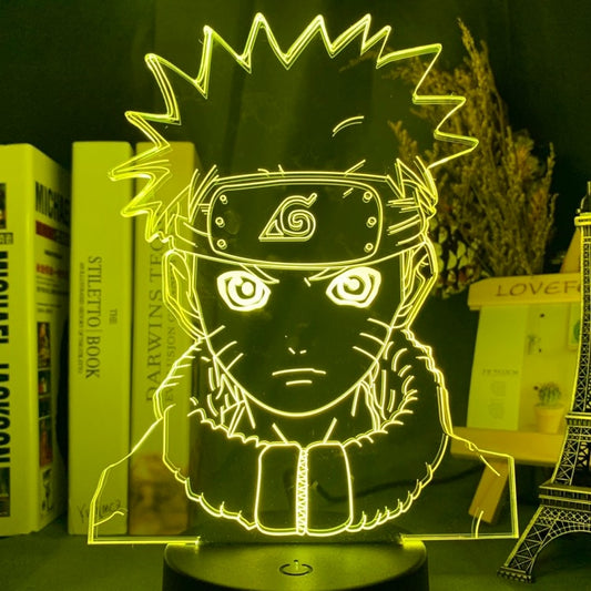 Naruto Face LED Lamp 3D.