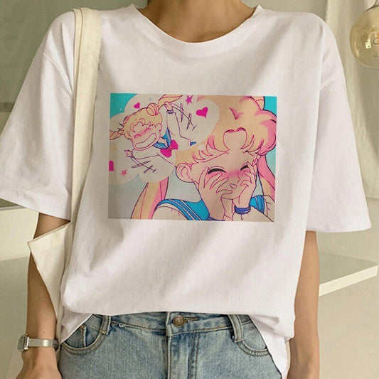 Футболка Sailor Moon "Усаги Цукино краснеет"