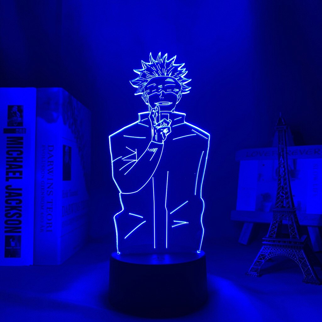 Satoru Gojo LED Lamp 3D.