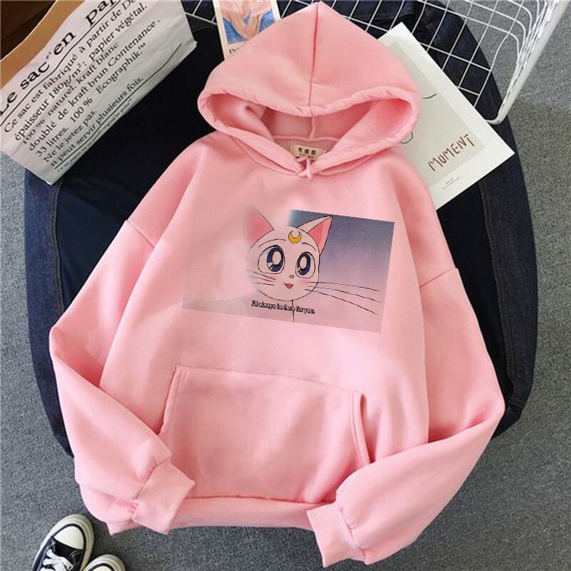 Pink sailor moon hot sale hoodie