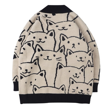 Harajuku Cat Sweater
