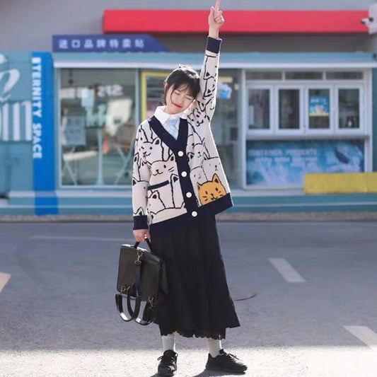 Harajuku Cat Sweater