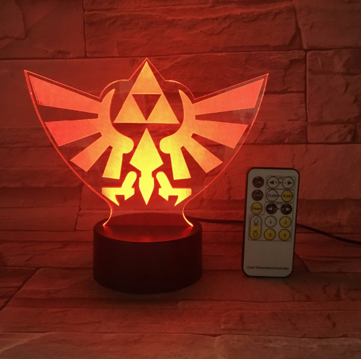 The Legend of Zelda Hyrule Symbol LED Lamp