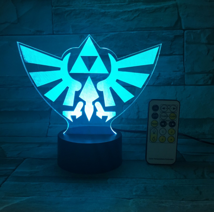 The Legend of Zelda Hyrule Symbol LED Lamp