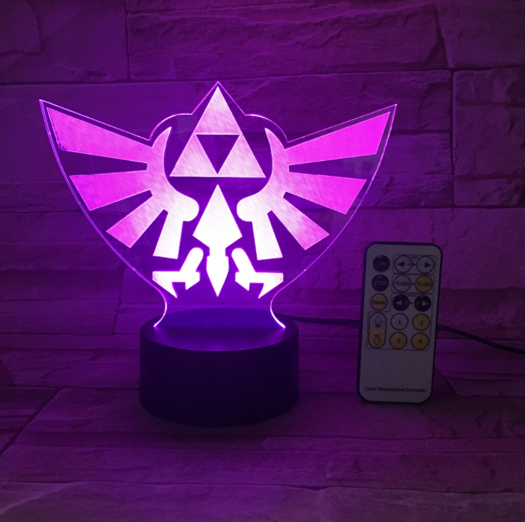 The Legend of Zelda Hyrule Symbol LED Lamp