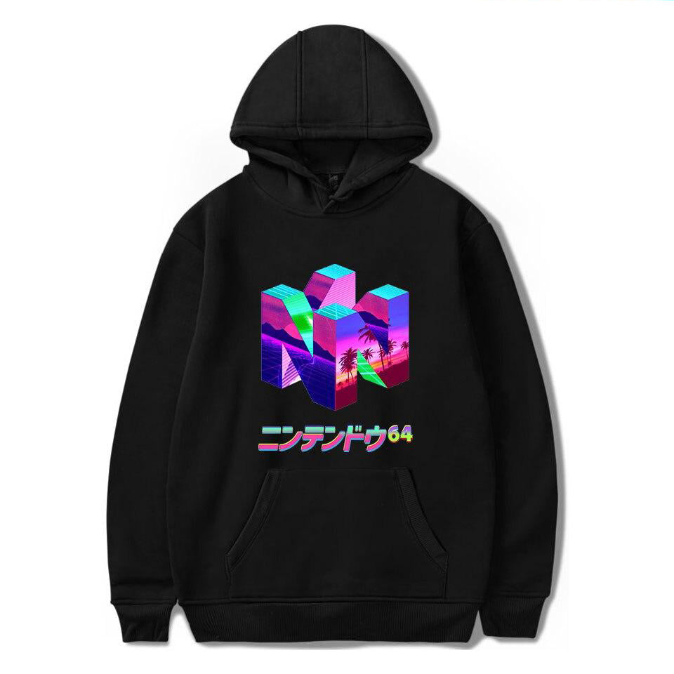 Nintendo 64 hoodie online white