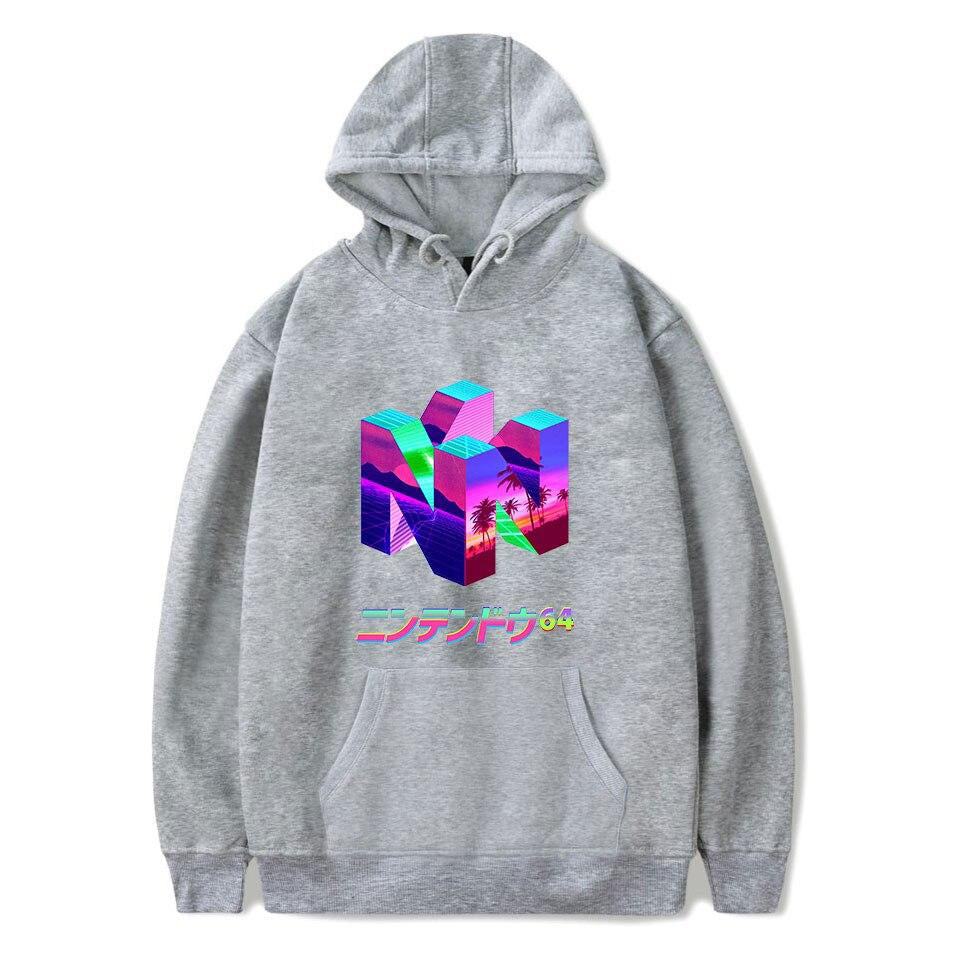 Nintendo 64 hoodie clearance white