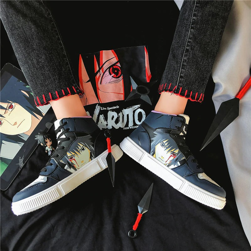 "Sasuke Uchiha" Custom Sneakers