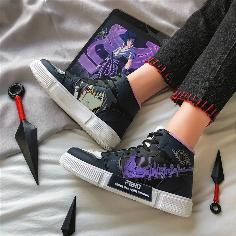 "Sasuke Uchiha" Custom Sneakers