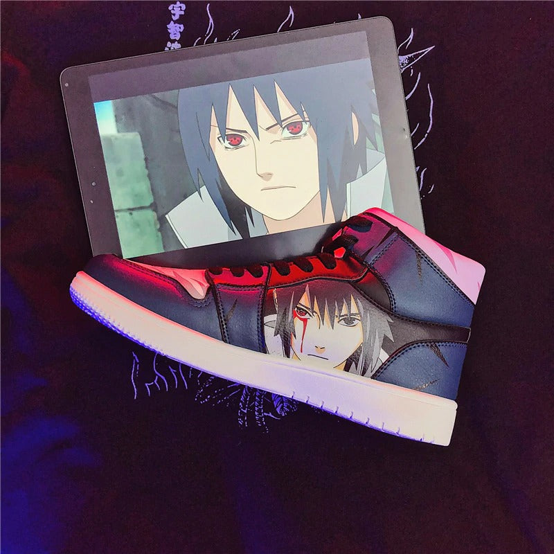 "Sasuke Uchiha" Custom Sneakers