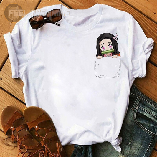 Kamado Nezuko Pocket Shirt.