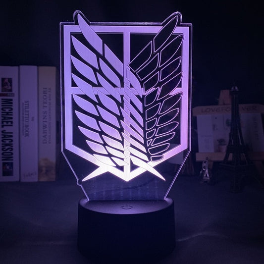 Attack on Titan Night LED Lamp.