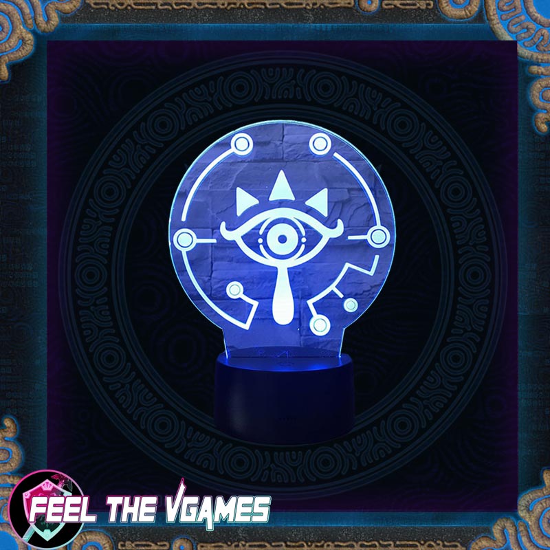 Sheikah symbol LED lamp